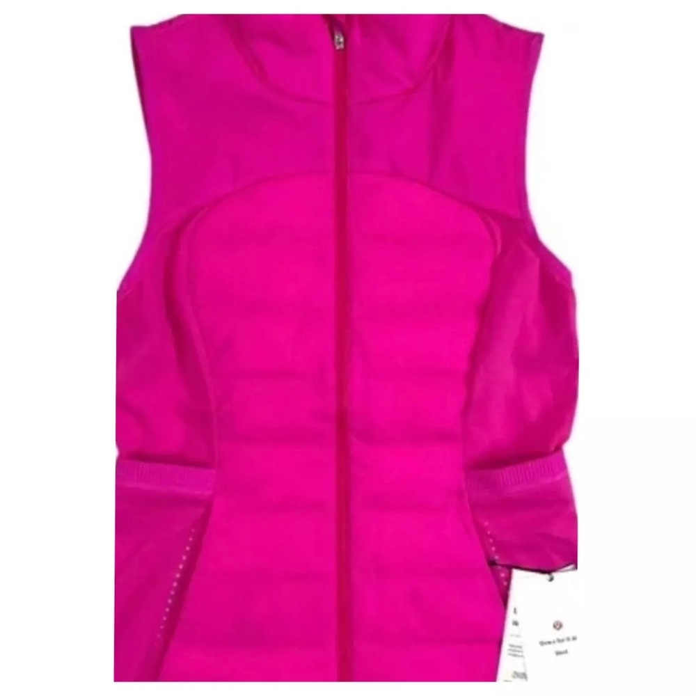 NWT Lululemon Down for It All Vest Sonic Pink Size 6 💕 - Picture 4 of 13